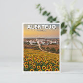 Alentejo Portugal Reizen Briefkaart (Staand voorkant)