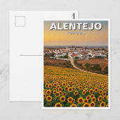 Alentejo Portugal Reizen Briefkaart (Voorkant / Achterkant)