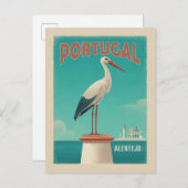 Alentejo Portugal Reizen Briefkaart (Voorkant / Achterkant)