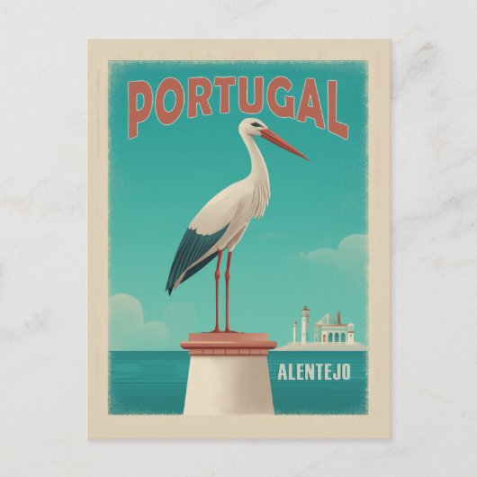 Alentejo Portugal Reizen Briefkaart (Voorkant)
