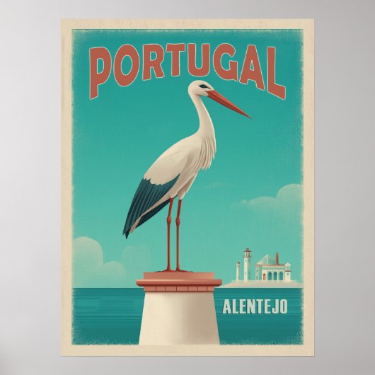 Alentejo Portugal Reizen Poster (Voorkant)