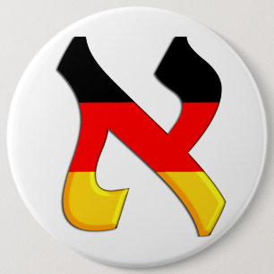 Aleph German.png Ronde Button 6,0 Cm