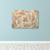 Aleph Hebrew Letter- Kabbalah Canvas Afdruk (Insitu (Houten vloer))