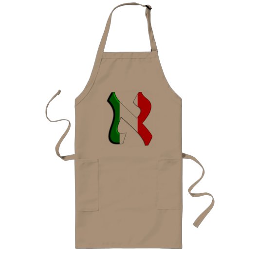 Aleph Italië Lang Schort (Voorkant)