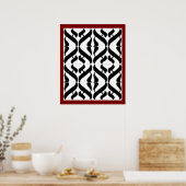 Aleph Symbool Reflectie Poster (Keuken)