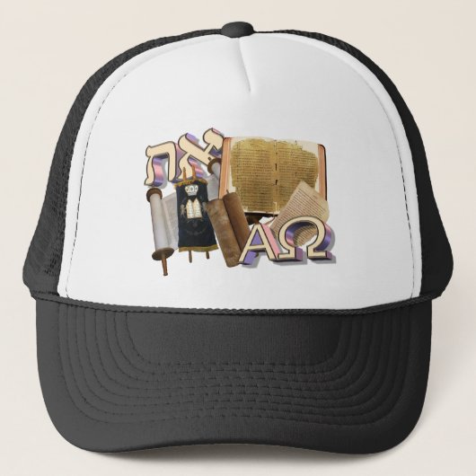 Aleph Tav / Alpha Omega Trucker Pet (Voorkant)