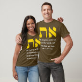 Aleph Tav Symbol Messianic Hebrew Roots Torah T-shirt (Unisex)