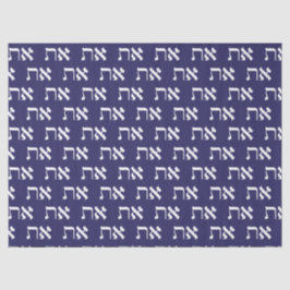 Aleph Tav White over de koninklijke marine Tissuepapier