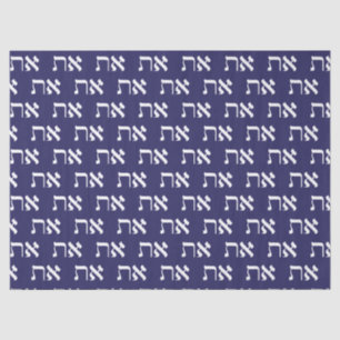 Aleph Tav White over de koninklijke marine Tissuepapier