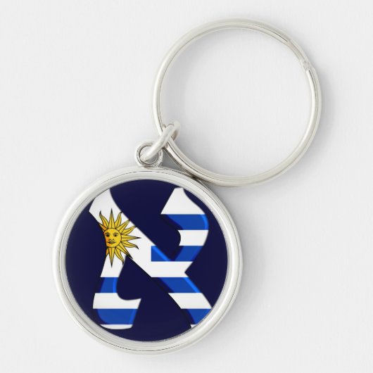 Aleph uruguay.png sleutelhanger (Voorkant)