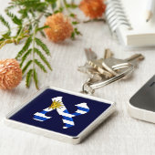 Aleph uruguay.png sleutelhanger (Zijkant)