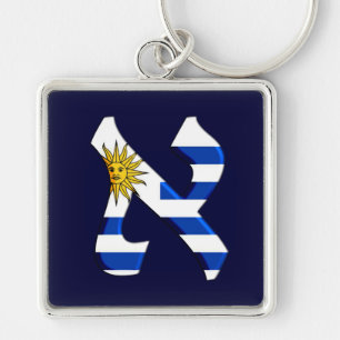 Aleph uruguay.png sleutelhanger