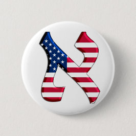 Aleph Usa.png Ronde Button 5,7 Cm