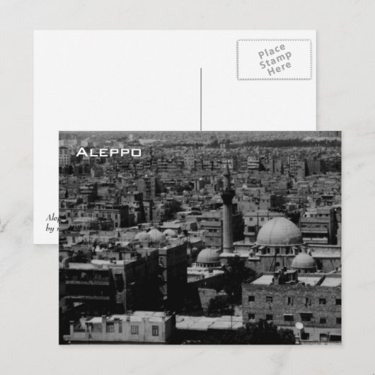 Aleppo Briefkaart (Voorkant / Achterkant)