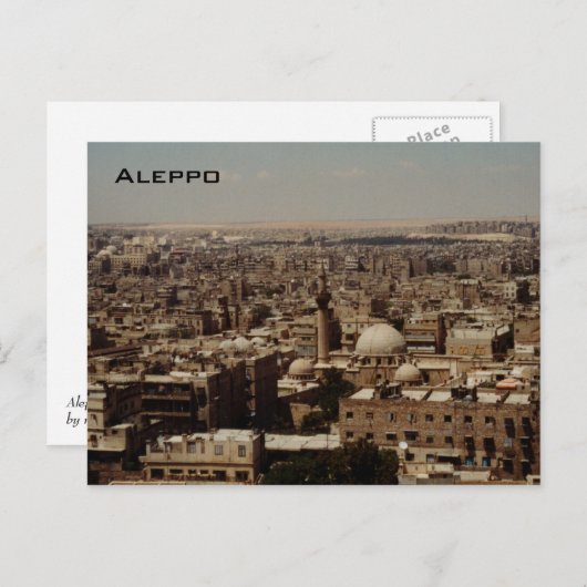 Aleppo Briefkaart (Voorkant / Achterkant)