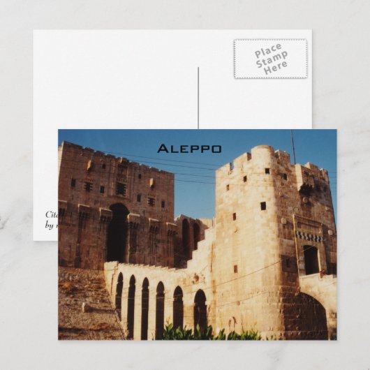 Aleppo Briefkaart (Voorkant / Achterkant)