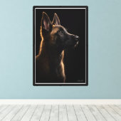 Alert Bewaker Canvas Afdruk (Insitu (Houten vloer))