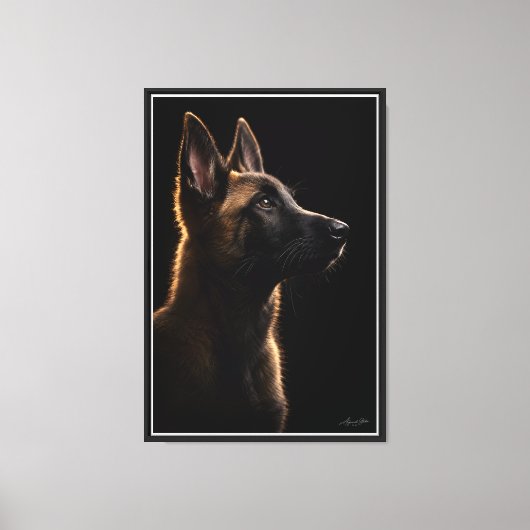 Alert Bewaker Canvas Afdruk (Voorkant)