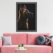 Alert Bewaker Canvas Afdruk (Insitu (Woonkamer))