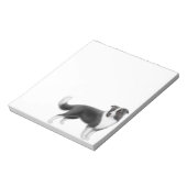 Alert Border Collie Dog Notitieblok (Linkerzijde)
