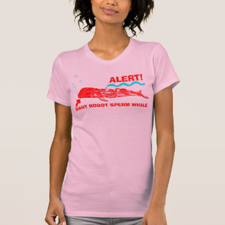 ALERT! Giant Robot Sperm Whale T-shirt