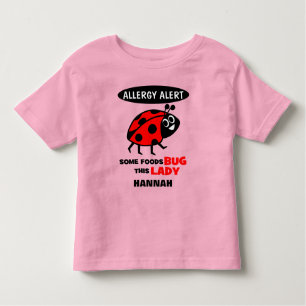 Alert Ladybug Shirt voor voedselallergie