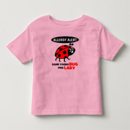 Alert Ladybug Shirt voor voedselallergie
