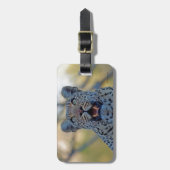 Alert Leopard Bagagelabel (Voorkant verticaal)