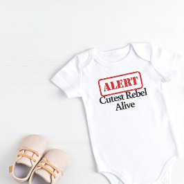 Alert Schattigee rebel levend Romper