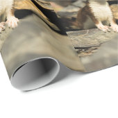 Alert Weasel Cadeaupapier (Rol Hoek)