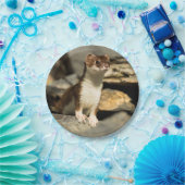 Alert Weasel Papieren Bordje (Feest)
