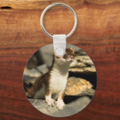Alert Weasel Sleutelhanger (Voorkant)