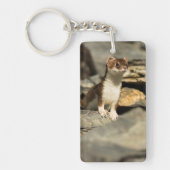 Alert Weasel Sleutelhanger (Voorkant)