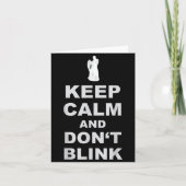 Alert - Weeng Angel - Keep Calm And Dont Blink 2  Kaart (Voorkant)