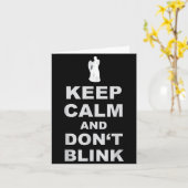 Alert - Weeng Angel - Keep Calm And Dont Blink 2 Kaart (Gele Bloem)