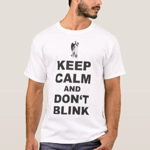 Alert - Weeping Angel - Houd kalm en schakel de li T-shirt