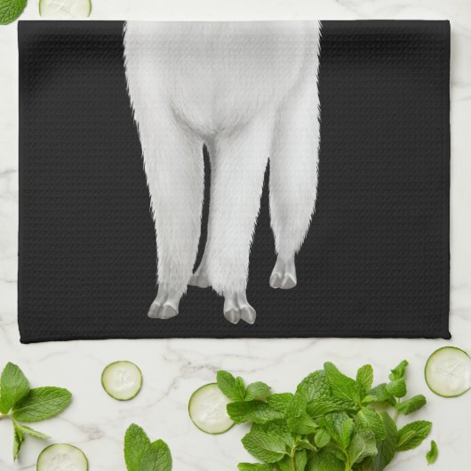 Alert White Alpaca Kitchen Towel Theedoek (Gevouwen)