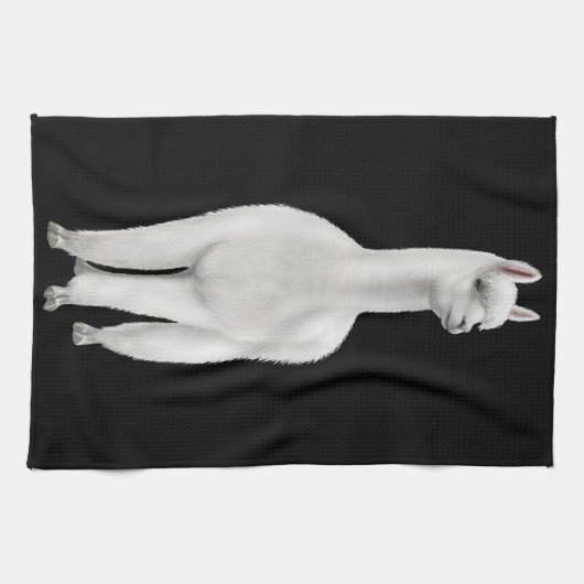 Alert White Alpaca Kitchen Towel Theedoek (Horizontaal)