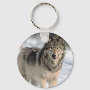 Alert Wolf Sleutelhanger