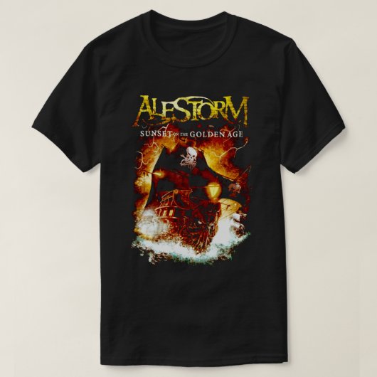 Ales 504 Sunset Golden Age - Alestorm - Beste verk T-shirt (Design voorkant)