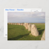 Ales Stenar ~ Zweden Briefkaart (Voorkant / Achterkant)