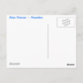Ales Stenar ~ Zweden Briefkaart (Achterkant)