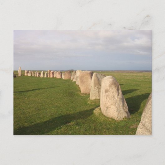 Ales Stenar ~ Zweden Briefkaart (Voorkant)