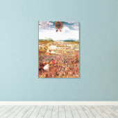 Alesia Bebelegerd door Julius Caesar Canvas Afdruk (Insitu (Houten vloer))