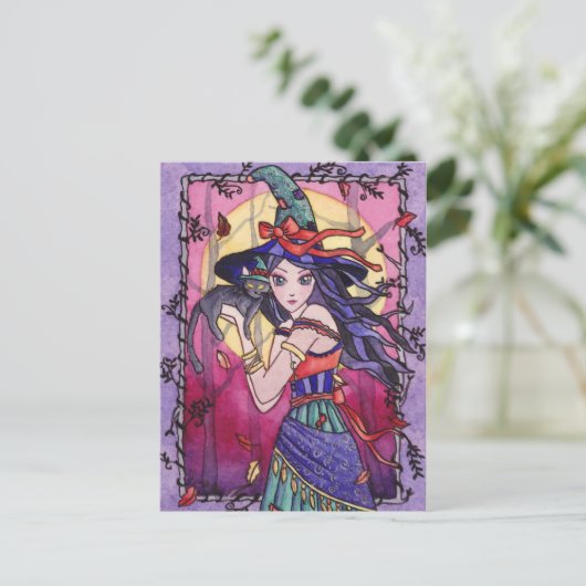 Alessa - Gypsy Witch Briefkaart (Staand voorkant)