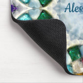 ALESSANDRA ~ Gem Stone ~ Gepersonaliseerd Muismat (Hoek)