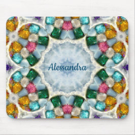 ALESSANDRA ~ Gem Stone ~ Gepersonaliseerd Muismat