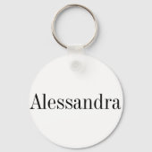 Alessandra Name Sleutelhanger (Voorkant)