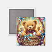 ALESSANDRA ~ Pasen Teddybeer ~ Magneet (Voorkant / Achterkant)