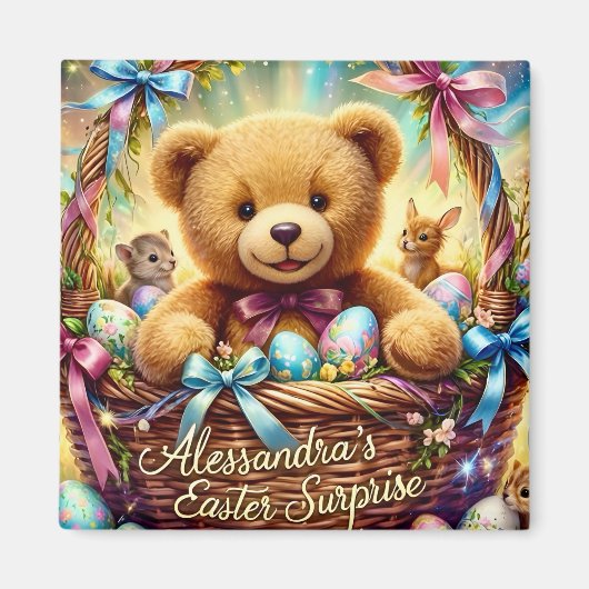 ALESSANDRA ~ Pasen Teddybeer ~ Magneet (Voorkant)